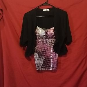 Black outer shirt